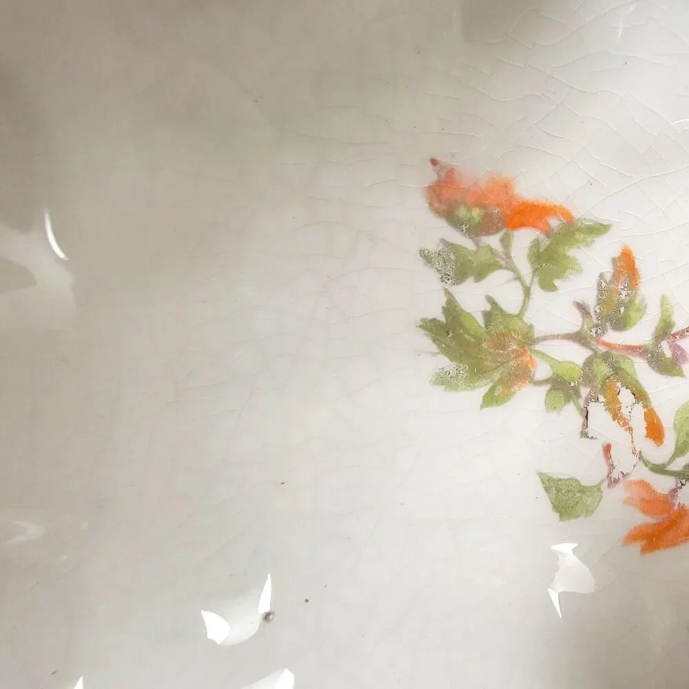 Antique Ohio China Company Limoges Porcelain Serving Dish Centerpiece Vintage - Picture 10 of 11